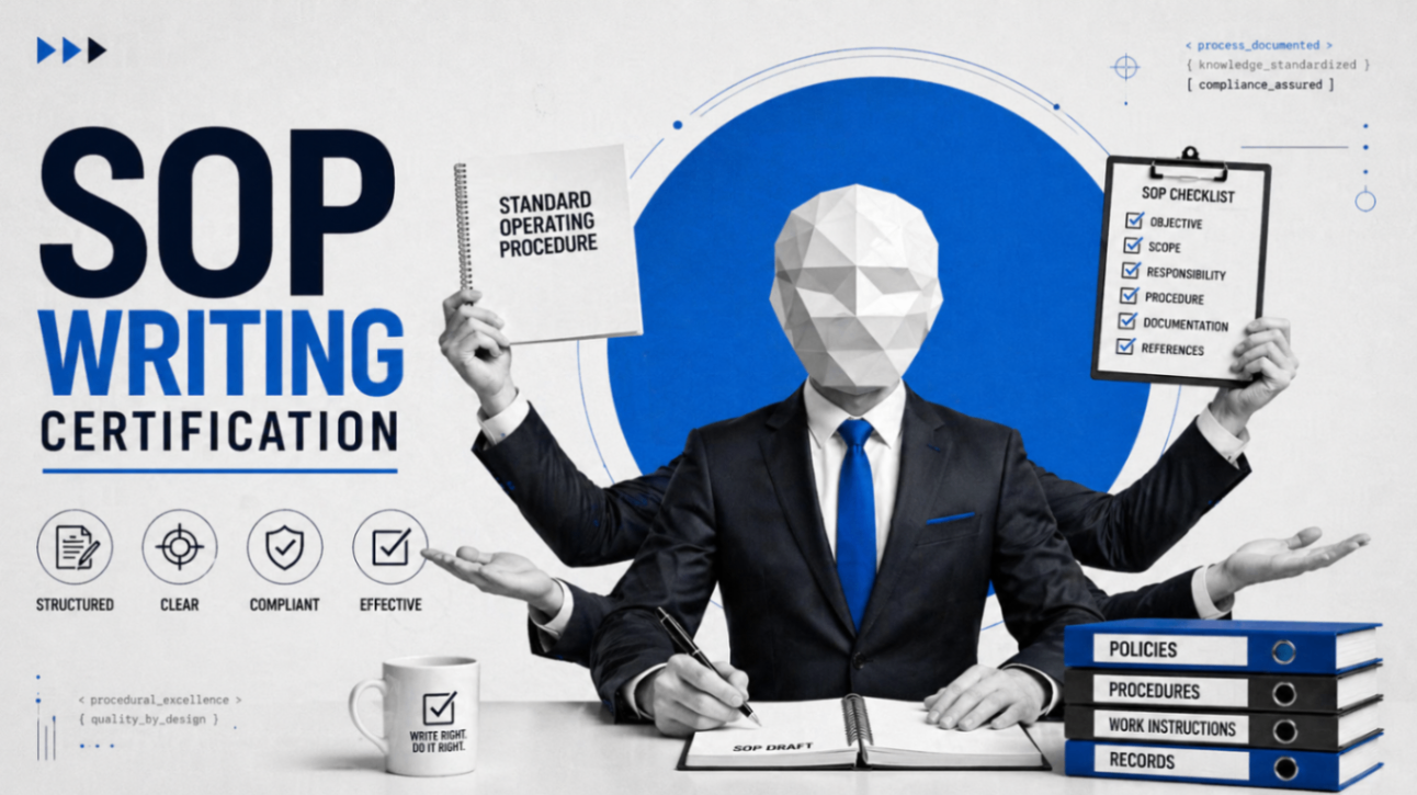SOP Writing Certification
