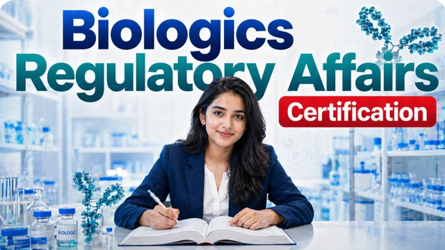 Biologics Regulatory Affairs Certification